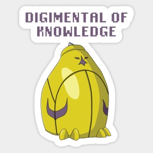 Digimental of Knowledge Sticker